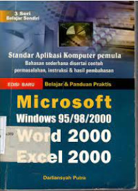 Image of Belajar & Panduan Praktis Microsoft Windows 95/98/2000 Word 2000 Excel 2000