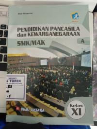 Image of Pendidikan Pancasila dan Kewarganegaraan SMK/MAK