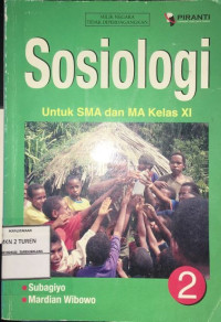 Image of Sosiologi untuk sma dan ma kelas XI